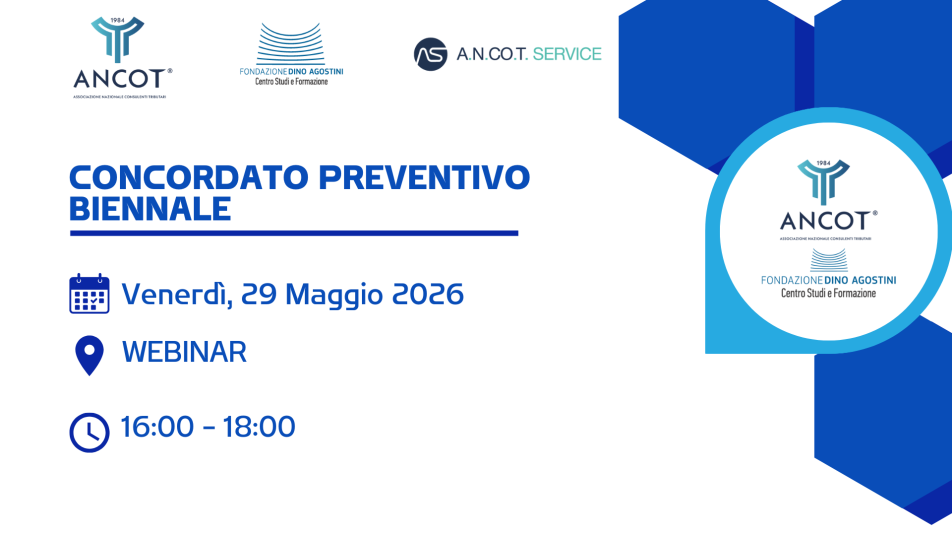 CONCORDATO PREVENTIVO BIENNALE